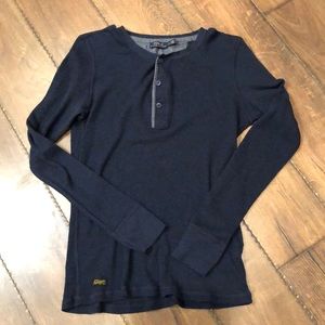 POLO RALPH LAUREN Navy Blue Long Sleeve